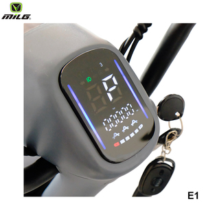 Trottinette électrique MiLG E1 Mini 350W 48V avec batterie amovible, homologuée EEC CE DOT, pneus 14*2.5, amortisseur hydraulique, vente en gros OEM direct usine - Product Image 2