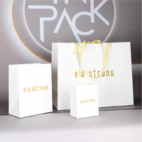 Sacs cadeaux personnalisés en gros avec logo en relief, emballages de boutique en vrac, sacs en papier pour le commerce de détail