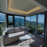 Maison Capsule Spatiale Modulaire 20ft 40ft 2-3 Chambres Conteneur Préfabriqué Connectable Structure Acier Certifié CE