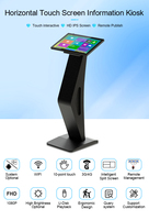 15.6 18.5 21.5 Inch Android Kiosk Layar Sentuh Swalayan All In One PC WiFi Tiang Lantai