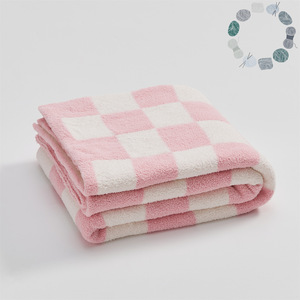 Demi polaire tricot jeter velours doux confortable pour bébé enfants couvre-<span class=keywords><strong>lit</strong></span> couverture portable <span class=keywords><strong>de</strong></span> Ben lin hôtel linge <span class=keywords><strong>de</strong></span> <span class=keywords><strong>lit</strong></span> hôtel - Product Image 2