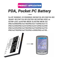 Batterie Li-ion rechargeable 3,7 V 1400 mAh pour PDA Pocket PC IPAQ Hx2000 Hx2100 Hx2400 Hx2410 Hx2490 Hx2700