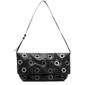 Bolso Retro de Moda con Remaches Metálicos, Bolso de Hombro Estilo Motociclista, Bolso Hobo de Un Solo Hombro, Nuevo Modelo de Primavera, Cuero PU Suave - Product Image 5