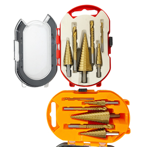 Juego de 6 brocas escalonadas rectas de acero para rodamientos, brocas escalonadas helicoidales de 3/6/8 mm para plástico, madera y metal - Product Image 3