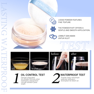 Maycheer Chất Lượng Cao Trang Điểm Lỏng Bột Với Bột Phun Không Thấm Nước Lâu Dài Matte Vegan Kiểm Soát Dầu Trang Điểm Thiết lập Bột - Product Image 6