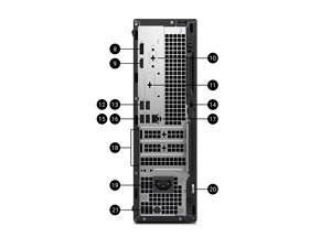 Nouvel ordinateur de bureau Pro Slim QCS1250 Intel Core QCS1250 i5-14500/8 Go de RAM/512 Go SSD pour les entreprises - Product Image 2