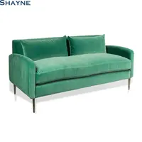 300000 SKU شاين POP40 الراقية تخصيص الأثاث الأخضر أريكة OEM ل المعروفة الماركات أريكة قماش تشكيلات غرفة المعيشة