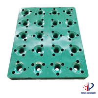Palette porte-bouteilles empilable résistante à l'usure pour atelier de production d'eau potable, prix compétitif, palette pour bouteilles d'eau