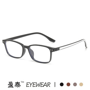 แว่นตา Yingtai TR90 กรอบสี่เหลี่ยม ป้องกันแสงสีฟ้า เลนส์ใสเต็มกรอบ สำหรับผู้ชายและผู้หญิง ใช้กับคอมพิวเตอร์ - Product Image 5