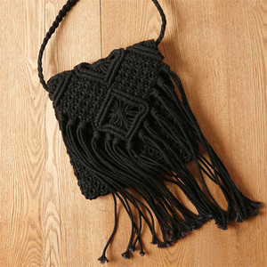 W1571 progettato Su Misura commercio all'ingrosso nappe Macrame Tote Mercato Sacchetto Macrame - Product Image 6