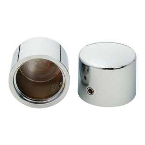 Copricoperchio dado asse anteriore cromato RTS per <span class=keywords><strong>Harley</strong></span> Touring Softail Sportster Dyna Road Street Electra Tri Glide FLHX FLTR XG500 <span class=keywords><strong>750</strong></span> - Product Image 4