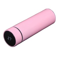 Vaso Térmico Inteligente de Acero Inoxidable y Tritán de 500 ml con Logotipo Personalizado, Pantalla de Temperatura, Aislamiento Térmico de 6 a 12 Horas, Portátil