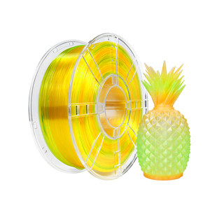 Filamento PLA Plus IBOSS de 1 kg con Gradiente, 1.75 mm, Transparente, Degradado Naranja Claro y Verde, Filamento PLA+ para Impresión 3D - Product Image 1