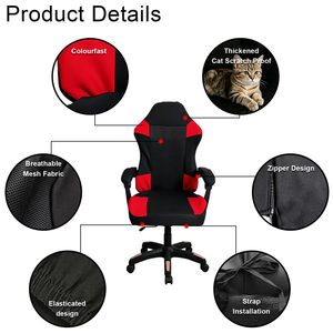 <span class=keywords><strong>Chaise</strong></span> de jeu personnalisable avec logo, en tissu mesh respirant et épaissi, idéale pour le <span class=keywords><strong>bureau</strong></span> à domicile ou comme <span class=keywords><strong>chaise</strong></span> d'ordinateur - Product Image 5