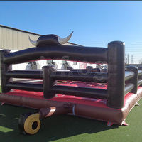Personnalisé fou pour rodéo taureau machine oreiller gonflable mécanique taureau jeux d'équitation pour location amusant château gonflable produit