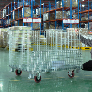 Jigong mạ kẽm hàn dây lưới công nghiệp có thể gập lại kho lưu trữ lồng - Product Image 5