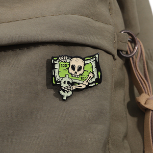 Bán Buôn Sáng Tạo Chúng Tôi Đô La Tiền Bộ Sưu Tập Men Pins Phim Hoạt Hình Tiền Giấy Có được Giàu Trâm Cài Ba Lô Ve Áo Huy Hiệu Vui Đồ Trang Sức - Product Image 3