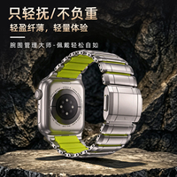 Bande magnétique en alliage de zinc de qualité supérieure pour Apple Watch |   Bracelet de remplacement élégant en métal avec fermeture magnétique
