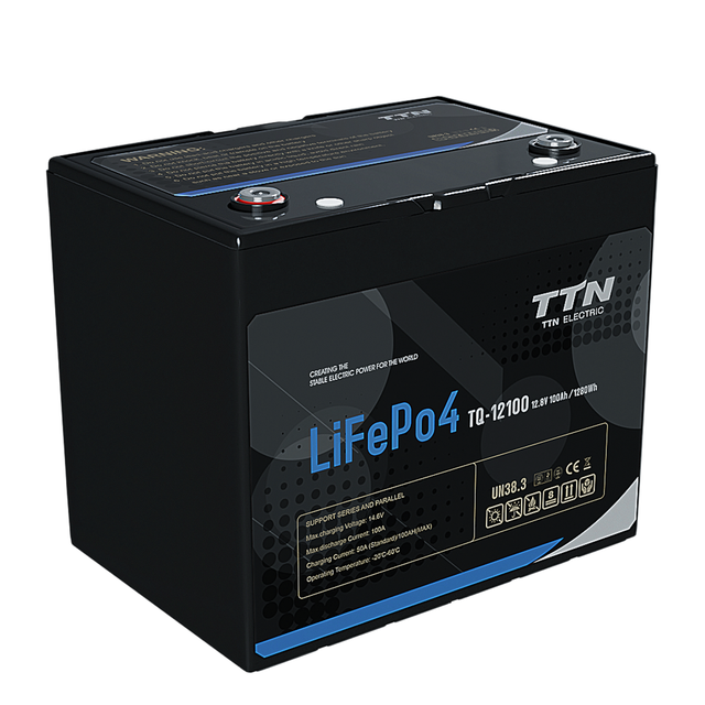 TTN LiFePO4 12.8V 50Ah Deep Cycle Lithium Battery Pack-6000 Cycles Replacement for SLA Batteries in Cars & Boats