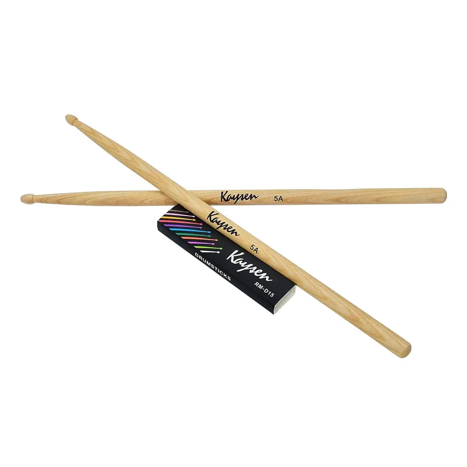 Beech Wood Drum Sticks Anti-Slip Electronic Drum Drumsticks Musical Sticks 