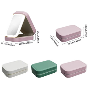 กล่องแต่งหน้าไร้สายขนาดเล็กพร้อมไฟสำหรับเครื่องสำอางผู้หญิง รุ่น Mirror Smart Home Product - Product Image 3
