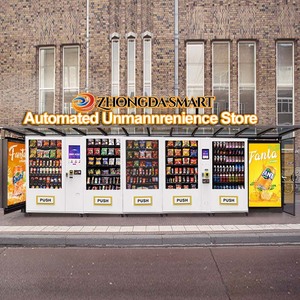 Máy bán hàng tự động kết hợp đồ ăn nhẹ và nước uống cho cửa hàng bán lẻ không người lái tại Đức, có chứng nhận CE - Product Image 3