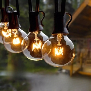Vente chaude En Plein Air G40 Led Arrière-Cour Partie Patio Décoratif Guirlande De Mariage Edison Ampoule De Noël Guirlande Lumineuse - Product Image 6