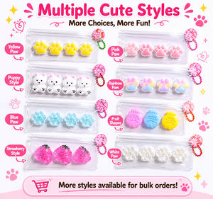 Mini <b>Squishy</b> Keychain Toys Soft Mochi Feel Cute Bag Charms Assorted Styles for Bulk Orders - Product Image 3