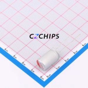 Condensador Sólido RYHG63V470UF10*16, Componente de Orificio Pasante (THT), D10xL16mm 470uF 63V - Product Image 1