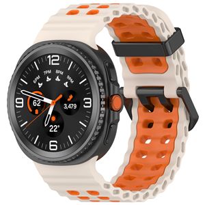 สายรัดข้อมือแบบสวมใส่ได้ Win-Win รุ่น Double Buckle Ocean กันเหงื่อ สำหรับ Samsung <span class=keywords><strong>Galaxy</strong></span> Watch 8 Classic 42 มม. 46 มม. - Product Image 2