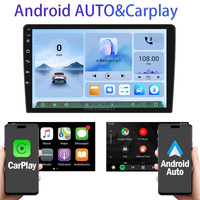 Autoradio universel Qualcomm Snapdragon Octa-Core 9 pouces avec écran IPS, navigation GPS, amplificateur, Carplay, Android Auto