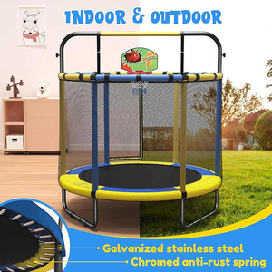 Trampoline pour enfants Lit d'intérieur Jouet de saut Trampolines pour bébés Enfants Famille Chambre de bébé - Product Image 1