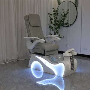 Nouveauté Équipement de salon de manucure Spa pour les pieds Chaise de manucure Luxe Moderne Chaise de pédicure électrique inclinable avec massage en plastique - Product Image 6