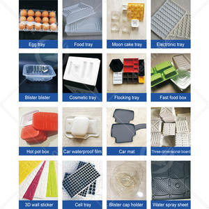 เครื่องขึ้นรูปเปลือกพลาสติก PS สำหรับจานแบบใช้แล้วทิ้ง OCEAN เครื่องขึ้นรูปถาดไข่ PVC ขนาดเล็กด้วยระบบสุญญากาศ - Product Image 4