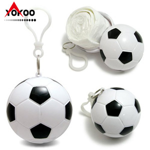 YOKOO Football Compact Rain <b>Poncho</b> PE Material Travel Outdoor Use Adult Child One Time <b>Waterproof</b> Raincoat - Product Image 5