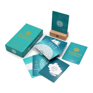 Tarjetas de Afirmaciones Positivas con Logotipo Personalizado, Meditación Positiva, 365 Días de Memoria, para la Salud y el Bienestar - Product Image 2