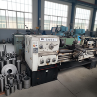 Tour horizontal d'occasion, usage moyen, semi-automatique, Yuxi CY6150, prix usine, vente compétitive, garantie 1 an, précision industrielle
