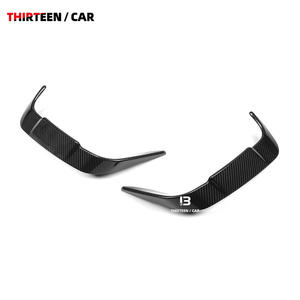 Panel embellecedor de parachoques trasero de fibra de carbono seco para <span class=keywords><strong>BMW</strong></span> 4 Series 2 puertas G22 G23 <span class=keywords><strong>2021</strong></span> + 420i 430i 435i <span class=keywords><strong>M440i</strong></span> Canard trasero - Product Image 2