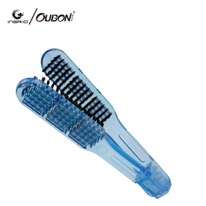 Peine Alisador de Cabello <span class=keywords><strong>INGRID</strong></span>, Cepillo de Doble Cara con Cerdas, Pinza Alisadora, Herramienta de Peinado con Fibras Naturales - Product Image 2