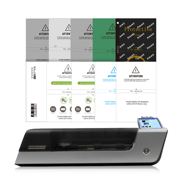 Custom Aluminum Plastic Mobile Phone & Camera Screen Protector Making Machine with High Precision Cutting Plotter
