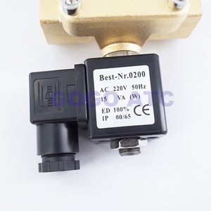 Haute qualité 0927600 0927400 1.6Mpa fermeture normale 2 voies diaphragme pilote en laiton électrique 1 pouce DN40 électrovanne d'eau NBR FKM - Product Image 5