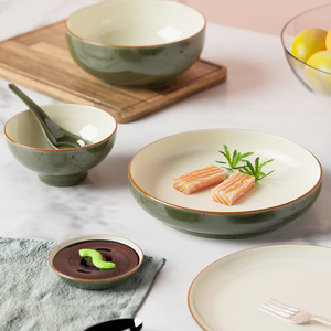 Vajilla de Cerámica Moderna y Lujosa, Juego de Cubiertos de Calidad para Hotel y Restaurante, Tazón, Plato y Cuchara para Cocina Doméstica - Product Image 2