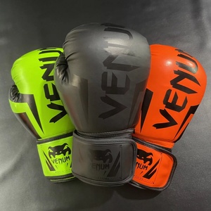 Gants <span class=keywords><strong>de</strong></span> <span class=keywords><strong>boxe</strong></span> en cuir PU avec logo personnalisé, équipement <span class=keywords><strong>de</strong></span> combat professionnel, gants <span class=keywords><strong>de</strong></span> kickboxing pour l'entraînement au combat, Muay Thai, sparring, 10-16 oz - Product Image 6