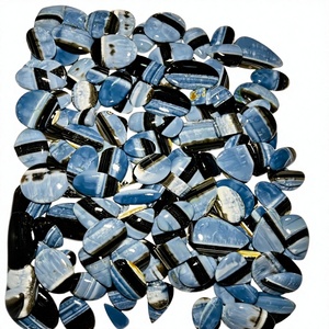 Opale bleue naturelle Owhyee de haute qualité, cabochon pour la fabrication de bijoux, pierres précieuses en vrac de toutes formes, vente FAIJAN GEMS, tiers - Product Image 1