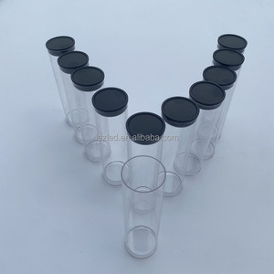 Số lượng lớn rõ ràng PC xi lanh ống | tái sử dụng hộp đựng quà tặng trong suốt có nắp đậy cho kẹo, mỹ phẩm - Product Image 4