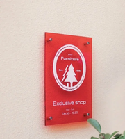 Plaque en acrylique coulé 4x8 pieds, taille personnalisée, plusieurs couleurs pour la publicité et les caissons lumineux
