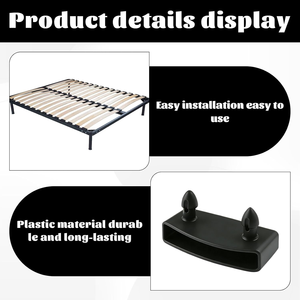 Tapas Universales para Extremos de Somier - Soportes de Plástico para Marcos Metálicos y Lamas de Madera, Accesorios de Cama OEM Personalizables Directo de Fábrica - Product Image 2