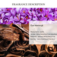 UNIQUE AROMA Huile de parfum Oud Maracuja Fragrance célèbre de haute qualité pour les parfums de créateurs Huiles de marque Parfum pour hommes et femmes