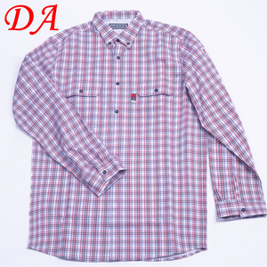 Chemise à manches longues ignifuge et respirante <span class=keywords><strong>FR</strong></span> Clothing's Grid, vente en gros, coton, lutte contre les incendies, antistatique, vêtements de sécurité - Product Image 1
