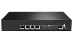 สวิตช์จัดการ L3 แบบ 8 พอร์ต 4 พอร์ต 10GE RJ45  4 พอร์ต 10G SFP สวิตช์เครือข่ายระดับ 3 สำหรับองค์กร รองรับการกำหนด<span class=keywords><strong>เส้นทาง</strong></span>แบบคงที่ OSPF VLAN SNMP QoS - Product Image 4